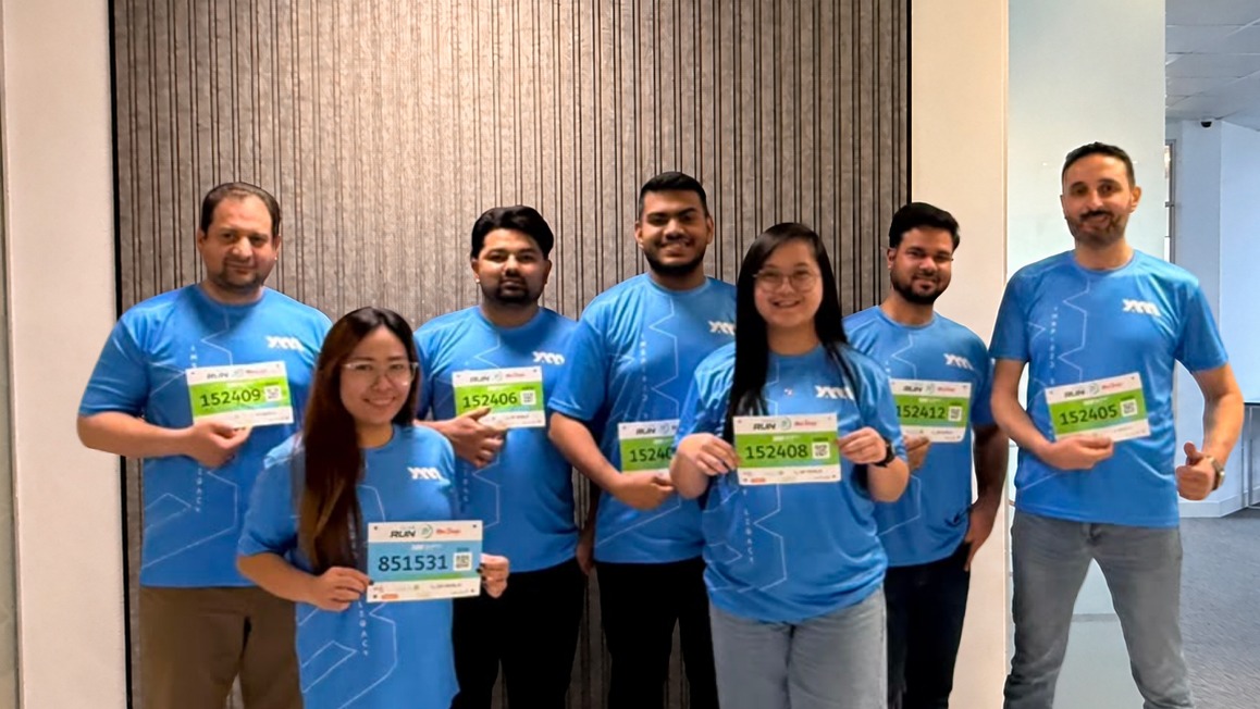 HYM Investments team at the Dubai Run